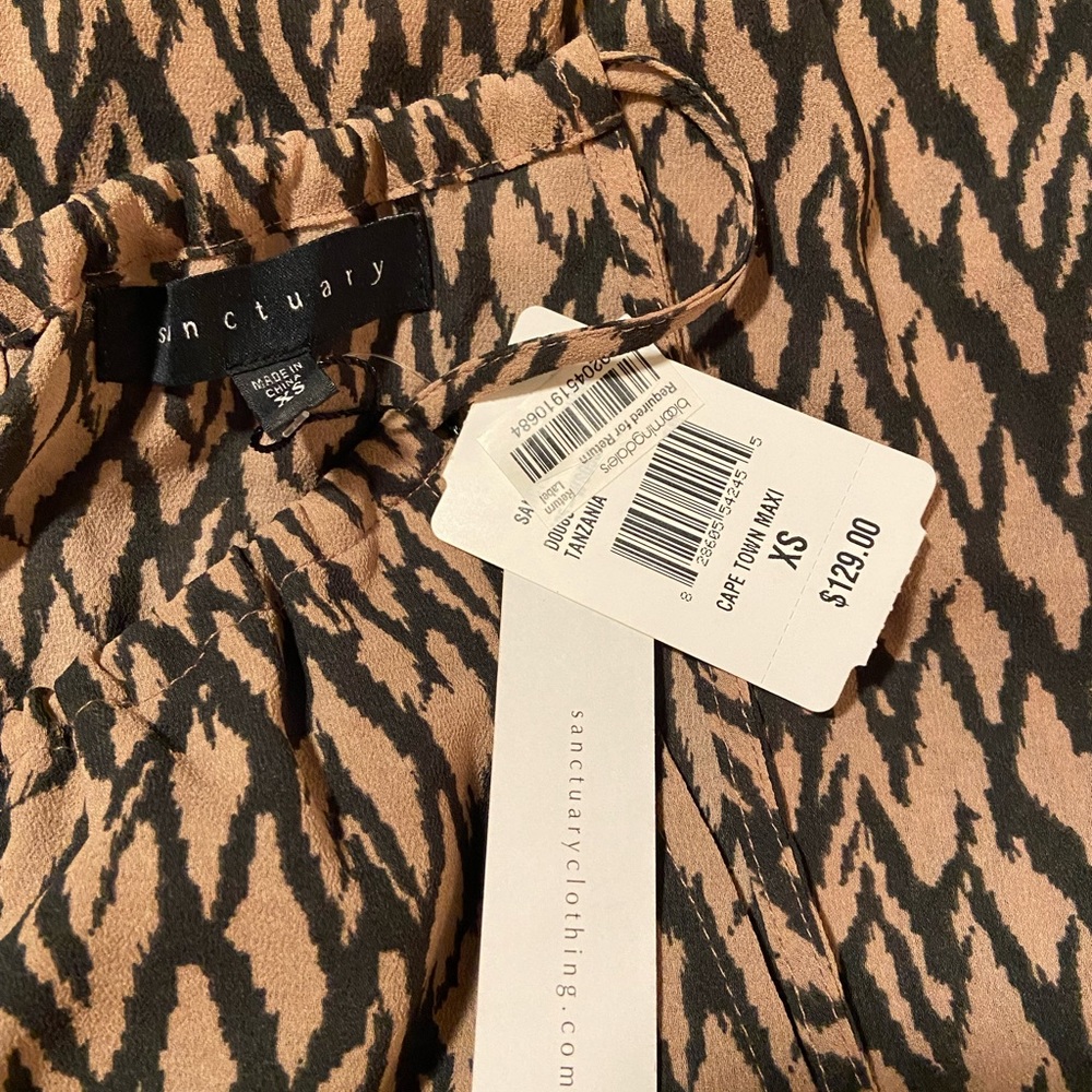 Sanctuary high low print dress